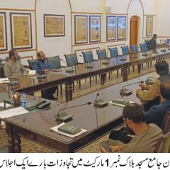 سرگودھا جامع مسجد بلاک نمبر 1 کا اسٹرکچرل سروے — تاریخی عمارت کا منظر